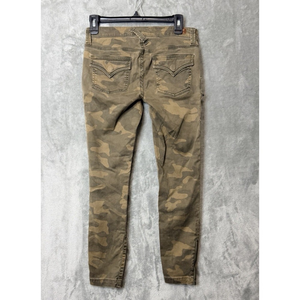 Joie Skinny Crop Ankle Zip Pants Jeans Moto Cargo SZ 26 Green - Picture 5 of 8